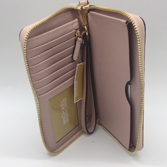 Michael Kors Jet Set Travel Phone Wallet Wristlet - Picture 8 of 8